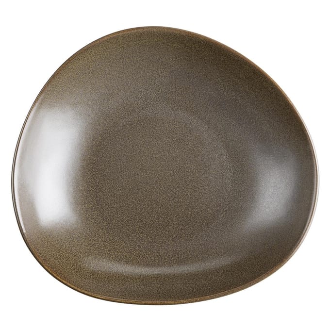 Olympia Ember Mahonie Kleur Driehoekige Kommen 245x220mm (4 stuks)