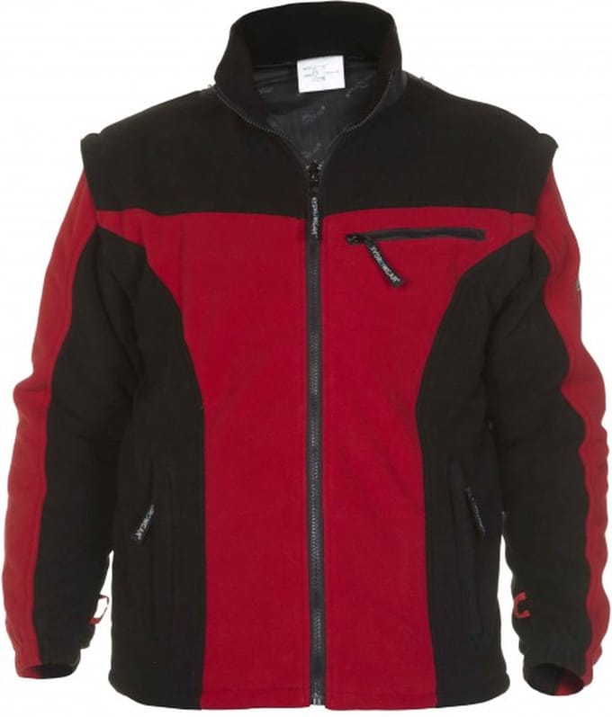 Hydrowear fleece jacket met afritsbare mouw maat 3xl