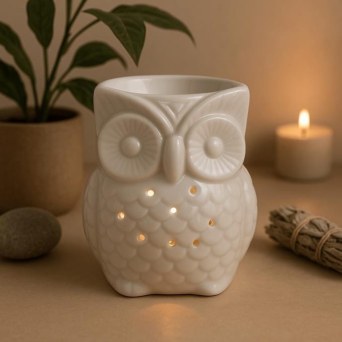 Klassieke witte oliebrander - Grote uil