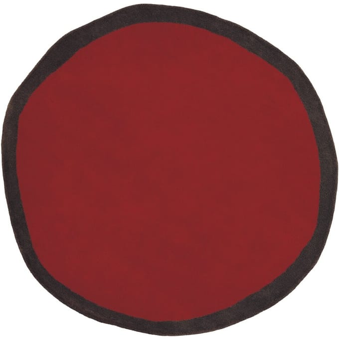 Nanimarquina Aros round vloerkleed - rood - Ø 200 cm