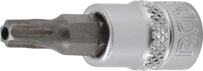 BGS Dopsleutelbit 1/4 Torx met boring T27
