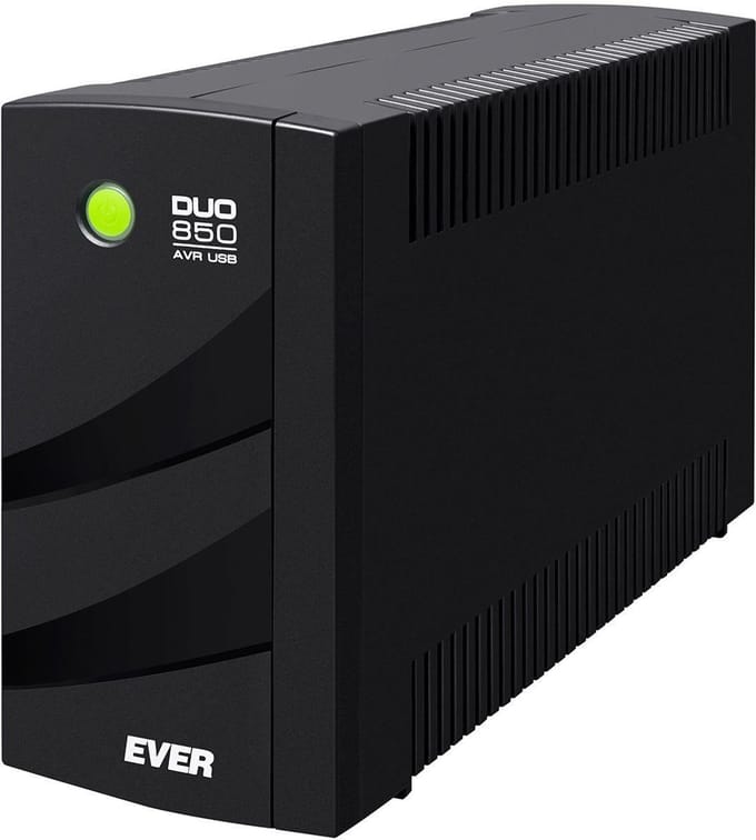 Ever Ups Duo Line-Interactive 850 Pl Met Avr Usb Voor Computer