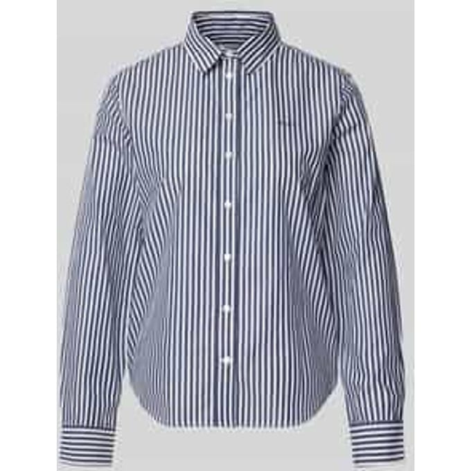 Gestreepte lange mouwen blouse voor dames Gant Classic