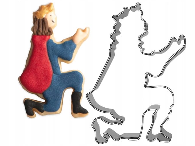 Prins Koekjesvorm 7cm - Metaal, Ideaal voor Koekjes en Decoraties