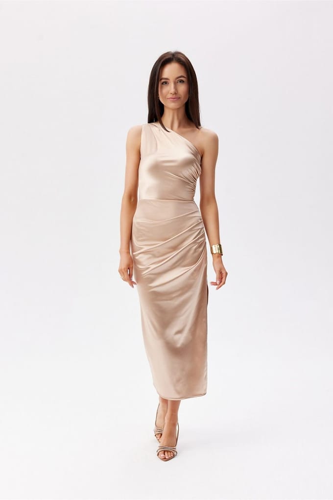 Golden Poise Dress - Beige / 42