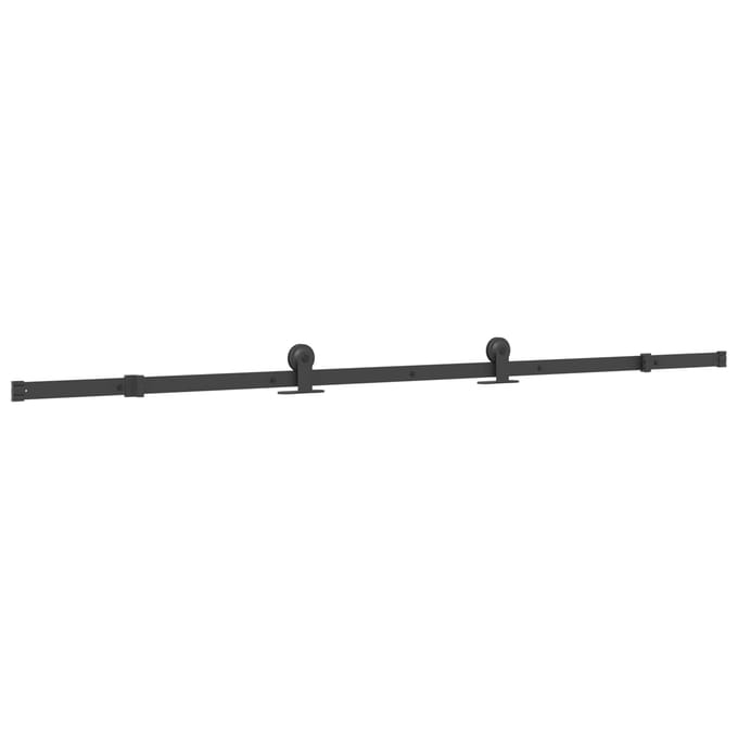 vidaXL - Schuifdeur - NARVIK - 85 - x - 210 - cm - (213,5 - cm) - Naturel - en - Zwart