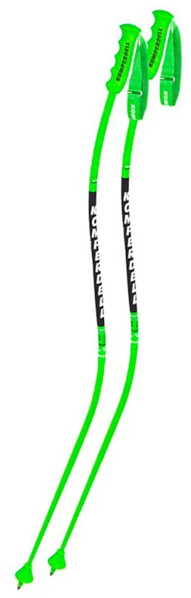 Komperdell Nationalteam Carbon Super G Stokken Groen,Zwart 140 cm
