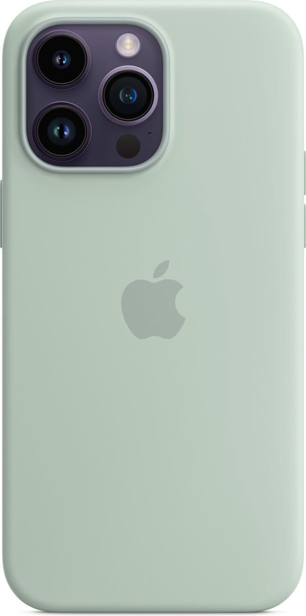 Silicone Backcover MagSafe voor de Apple iPhone 14 Pro Max - Succulent