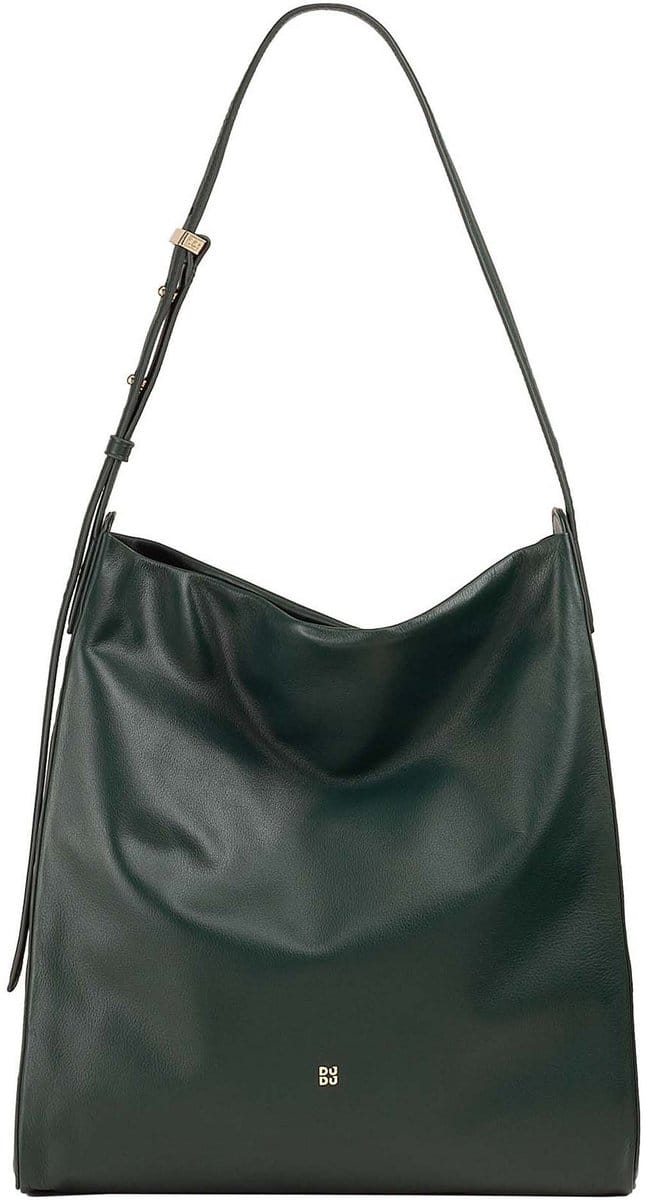 DuDu Up Schoudertas Leder 32 cm - Dames - mangrove