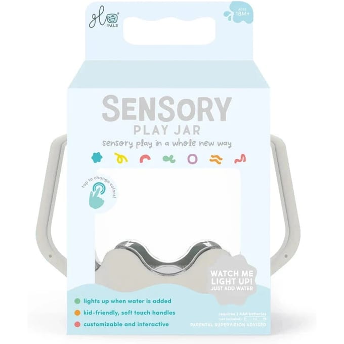 Glo Pals - Sensory play cup - Cloud Grey - interactief speelgoed