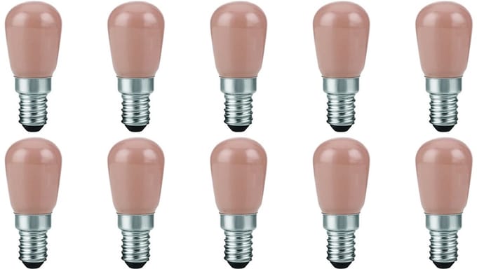 SPL E14 LED Lamp 2W Dimbaar - Extra Warm Wit - 1800K - LED Filament P26 Flame - 10 Stuks