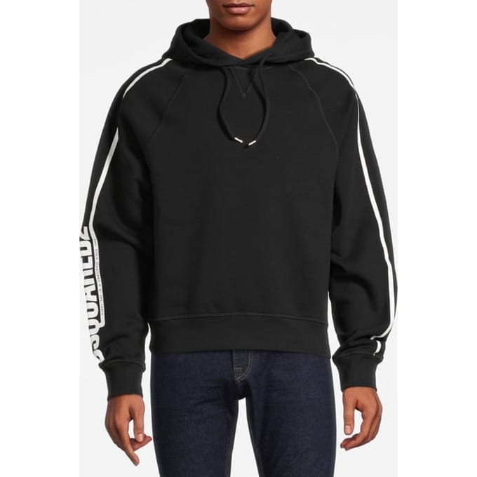 Dsquared2 Sweatshirt Black Größe: M | Kaputzenpullis Outlet | Herren | Schwarz