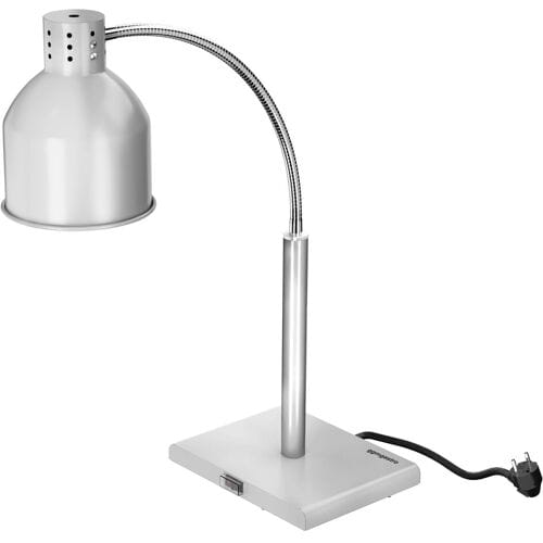 GGM Gastro Wärmelampe Infrarot - 250 Watt - Ø 174mm - flexibel einstellbar - Silber