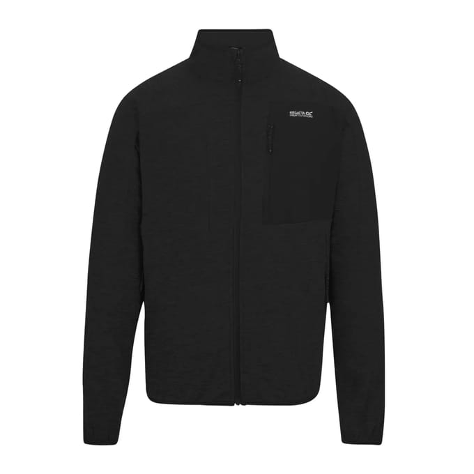 Scaris fleecevest met volledige ritssluiting voor heren, gemêleerd model