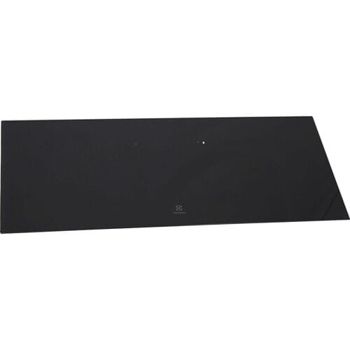 AEG glaspaneel, boven, zwart, mat 896x380 140274159015