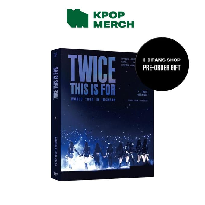 TWICE - [THIS IS FOR] Wereldtournee IN INCHEON DVD Album only black