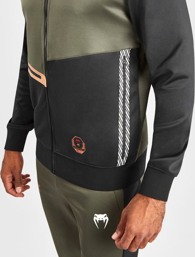 UFC x Venum Adrenaline Fight Week Hoodie Kaki Brons - S