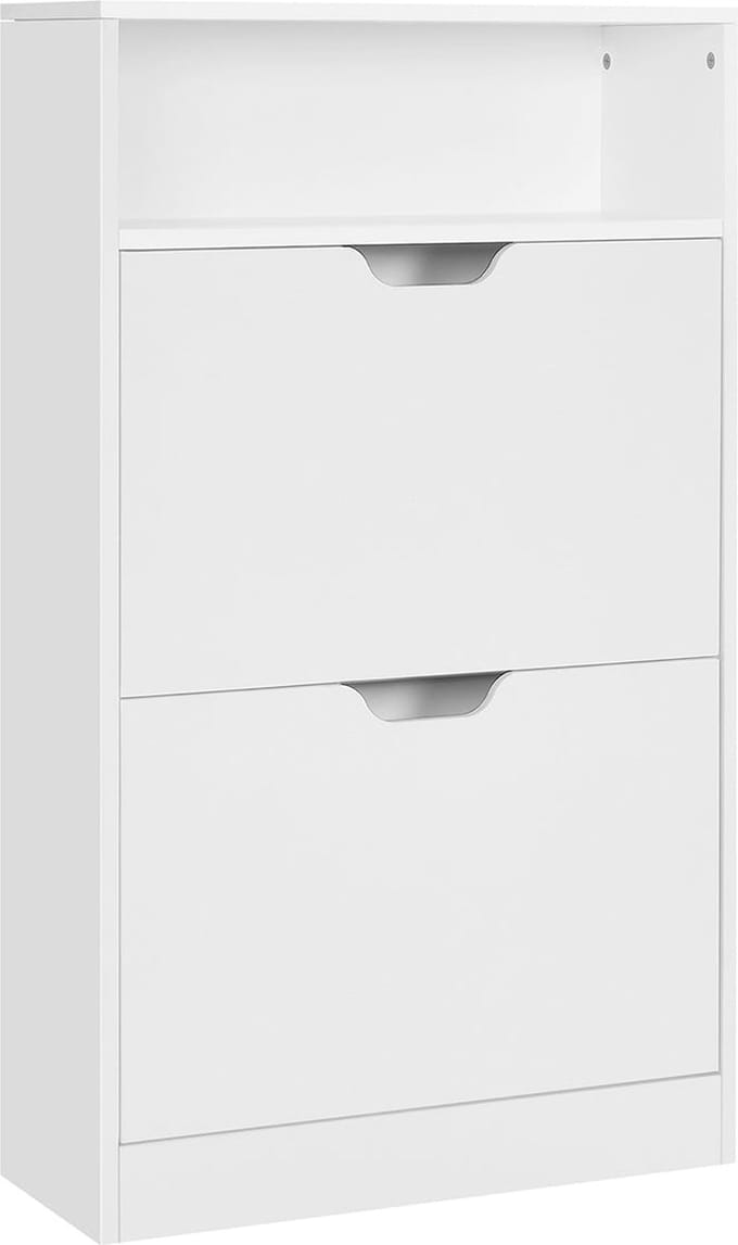 Schoenenrek - Schoenenkast - Met 2 kleppen - Wit