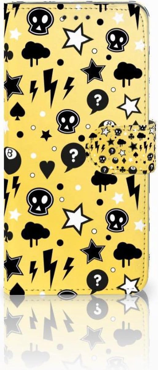 Telefoonhoesje met Naam Samsung Galaxy S10 Plus Punk Geel