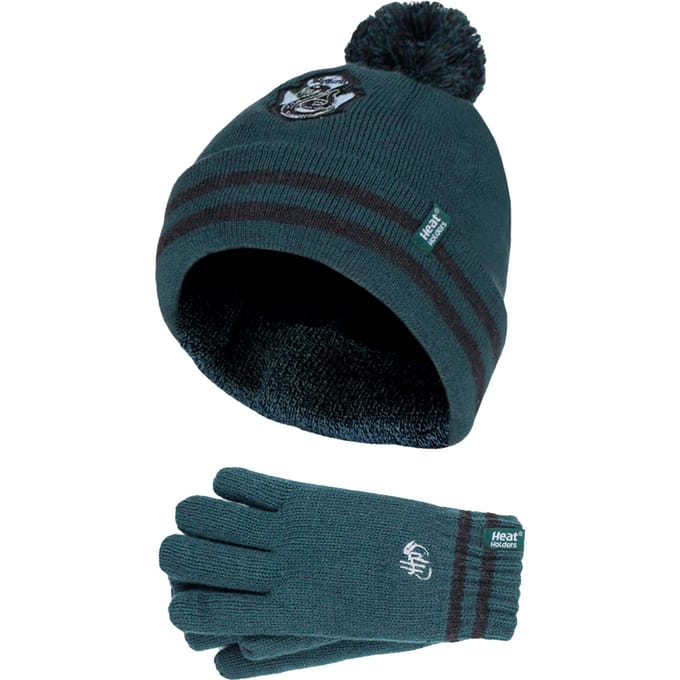 Heat Holders Harry Potter Muts & Handschoenen Set voor kinderen - Zwadderich