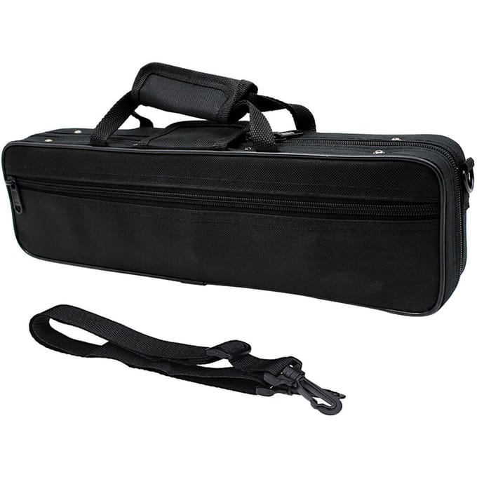 Fluitkoffer Gigbag Rugzak Box Waterbestendig schuimkatoenen vulling black