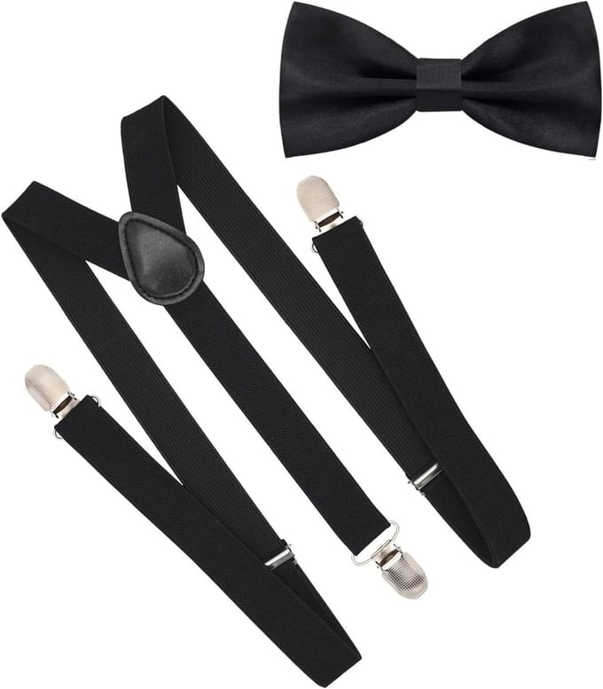 Verstelbare Y-Back Clip-on Heren Suspender van Elastisch Materiaal voor Comfort en Stijl