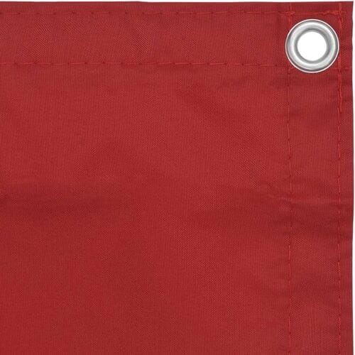 vidaXL Balkonscherm 90x300 cm oxford stof rood