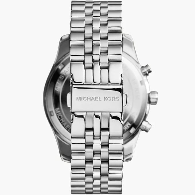 Michael Kors MK8405 Lexington zilver herenhorloge