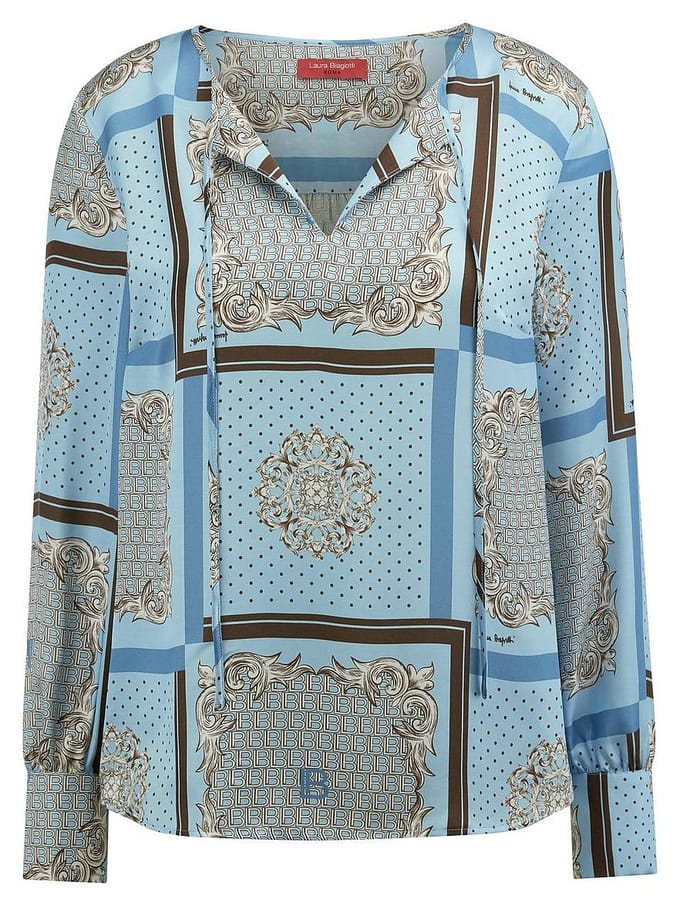 Blouse Van Laura Biagiotti Roma blauw