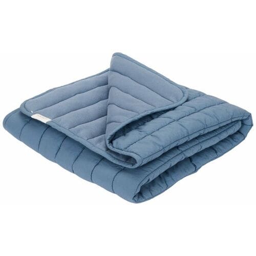 Little Dutch ledikantdeken pure Dark Blue Denim unisex