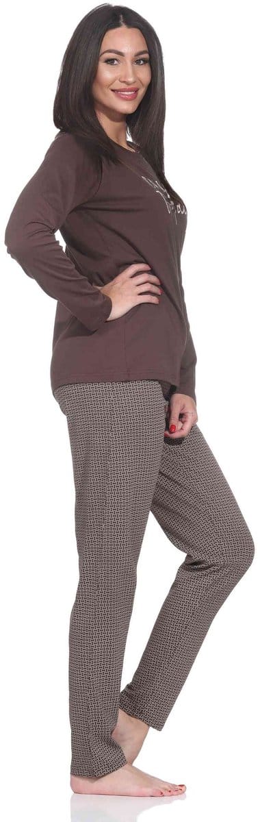 Normann dames pyjama met lange mouwen in een prachtige look