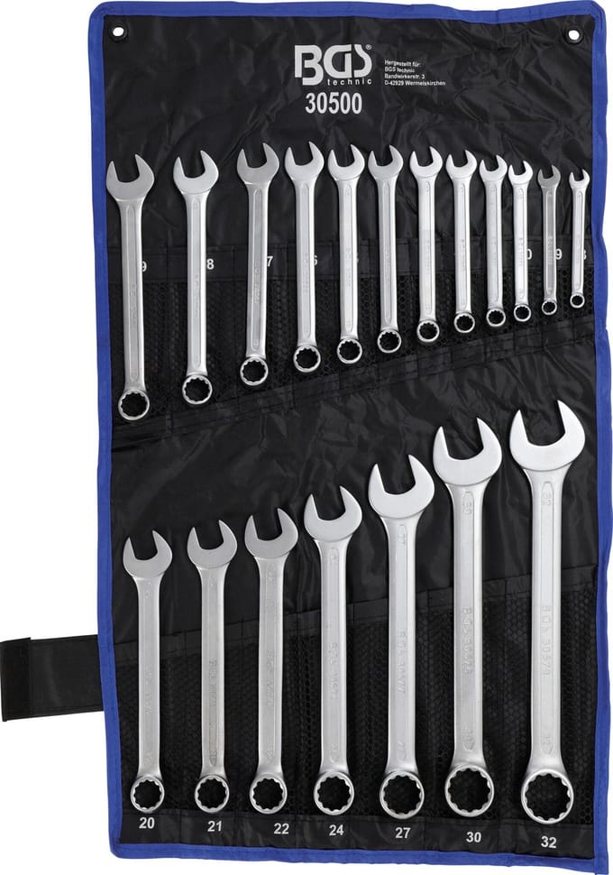 BGS technic - Steekringsleutelset - 8 - 32 mm - 19-dlg (30500)