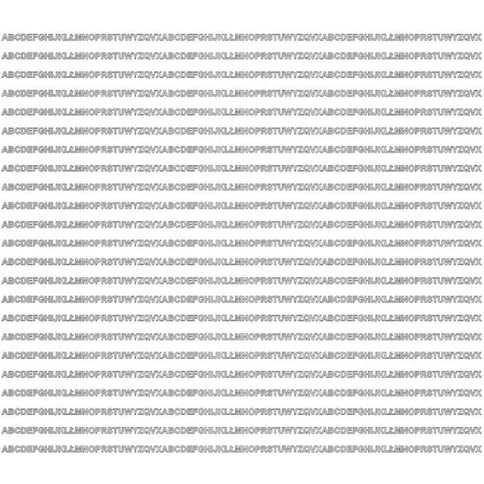 Zelfklevende Letterstickers 3 Mm Stickers Wit Mat