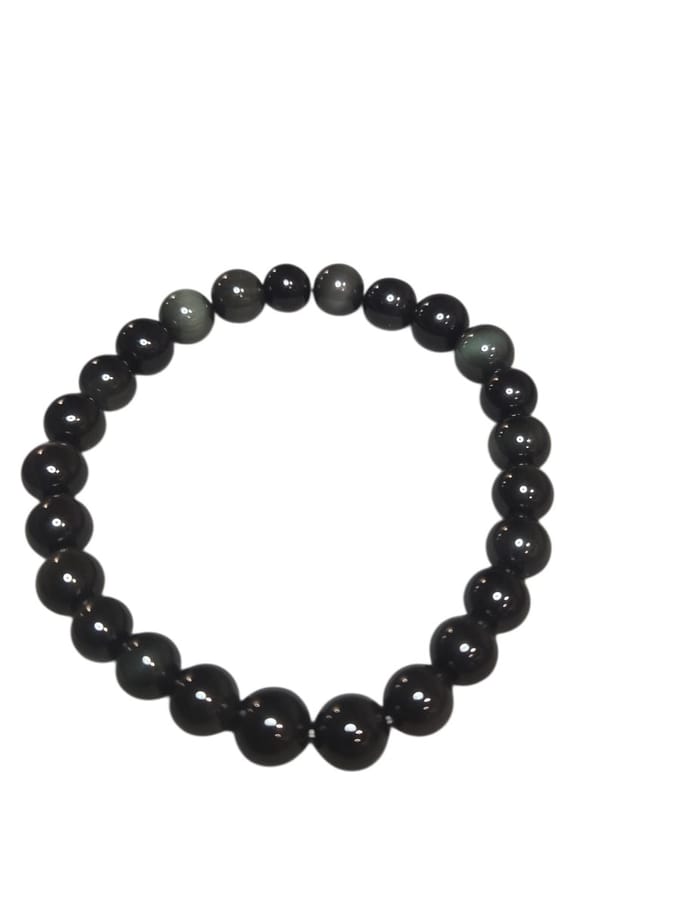 Obsidiaan armband.