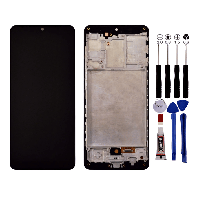A31 SM-A315F A315G A315N LCD + zwart + gereedschap