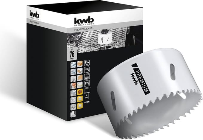 KWB Gatenzaag HSS Bi-metaal 598-076 - Ø 76 mm