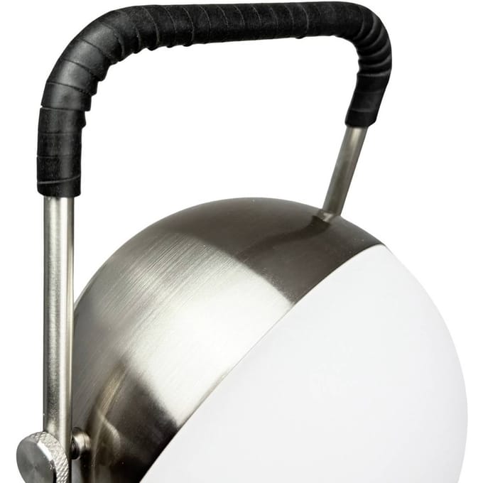 Dyberg Larsen LED-batterijlamp Mova, zwart, IP44