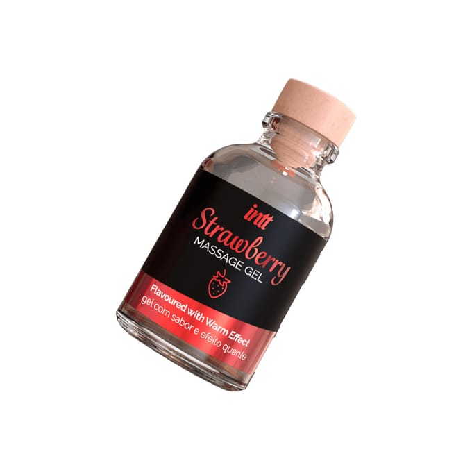 Intt - Likbare Massage Gel - Aardbei