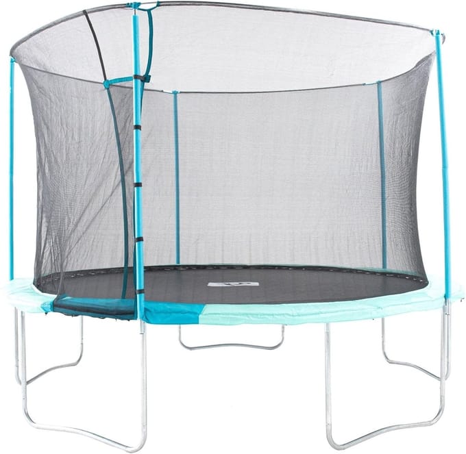 Tuin Trampoline - Springkussen Buiten - Buiten Spelen - Veiligheidsnet Inclusief - 366 cm Diameter - Blauw