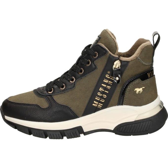 Mustang Sneakers Hoog Sneakers Hoog - groen - Maat 37