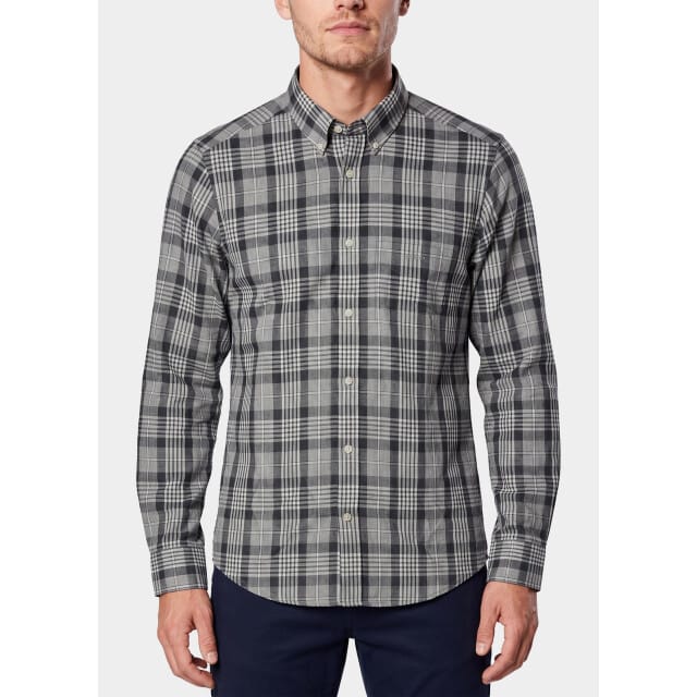 Gant Overhemd heren checked melange poplin shirt 3262006/093