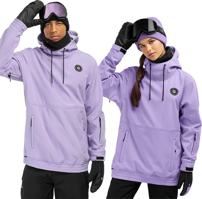 Siroko W1 Snowy Softshelljack Paars S