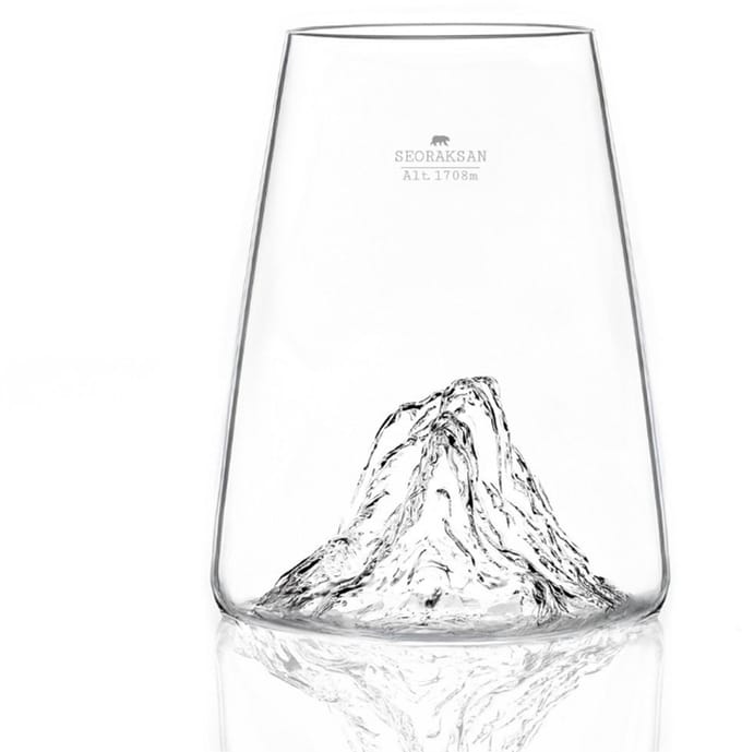 Alaskanmaker - Design glas Topographic - Seoraksan - 1 Stuk