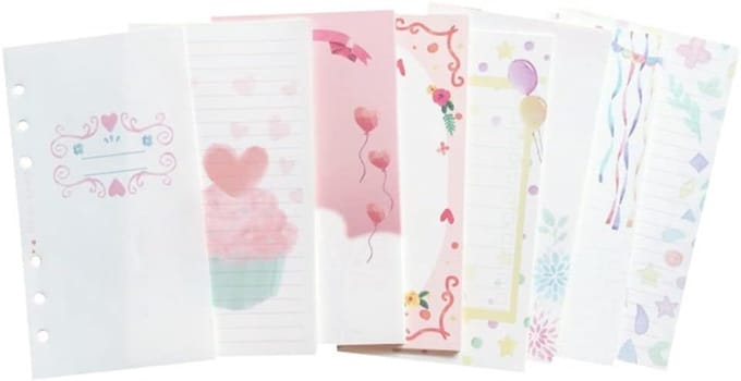 101 Vel A5 Kleurrijke Hervulbare Notebook Planner, 6 Hole Losbladige Papier voor Journal Zuivel Planner Boek