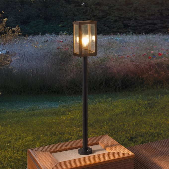 EGLO Alamonte 1 Staande lamp Buiten - E27 - 101,5 cm - Zwart