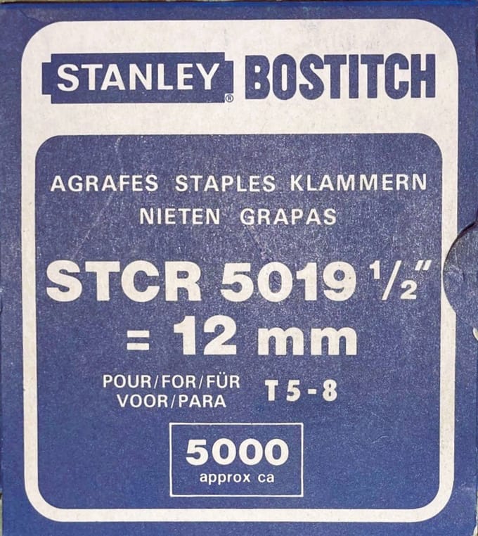 Klemmen 12 mm HOOFD 5M GESCHRAPT STCR501912E - 5000 stuk
