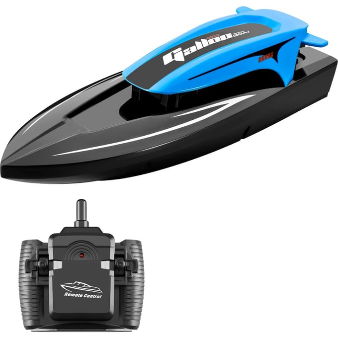 Boot met afstandsbediening, 2.4G 20 km/u snelle waterdichte speedboot met afstandsbediening en LED-verlichting 1 Battery