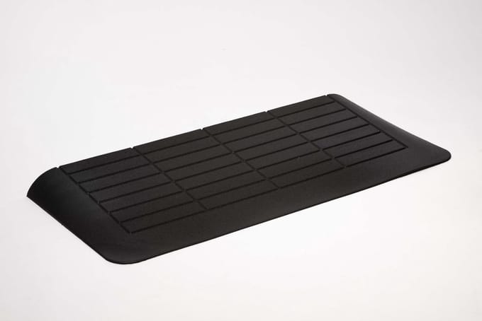 Rubber drempelhulp 7 cm met schuine zijvlakken