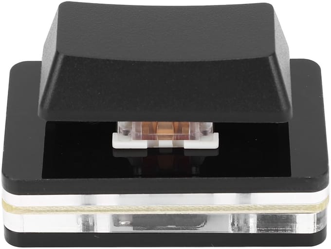 Allecto - Programmeerbare USB-drukknop - Compact Toetsenbord Schakelaar - Draagbare Sneltoets - Type C Bekabeld - RGB Mechanisch - Geschikt voor Ga...