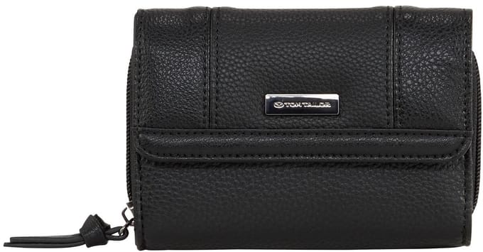 Tom Tailor - TTJUNA Portemonnee met logobadge - Maat ONESIZE - schwarz / black